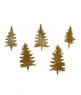 Kerstboom nr 5 - 25 cm hoog, ministeker, roest design